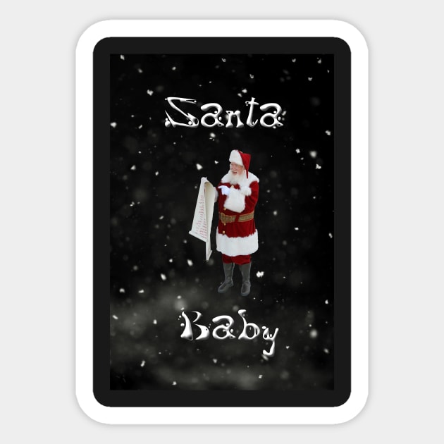 Santa Baby Sticker by DesigningJudy